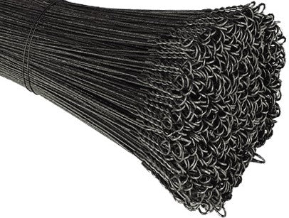 11 Gauge Single Loop Black Annealed Bale Ties - BalerWire.com