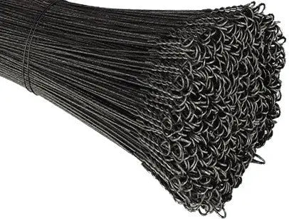 12 Gauge Single Loop Black Annealed Bale Ties | BalerWire.com