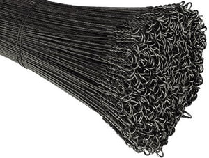 14 Gauge Single Loop Black Annealed Bale Ties - BalerWire.com