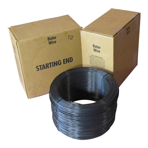 12 Gauge Auto Tie Black Annealed Box Wire - BalerWire.com