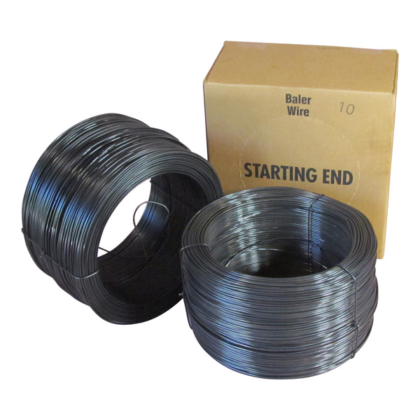 10 Gauge Auto Tie Black Annealed Box Wire - BalerWire.com