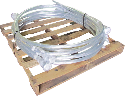 11 Gauge x 14 Feet Galvanized Single Loop Bale Ties - PALLET OF 30 BUNDLES! - BalerWire.com